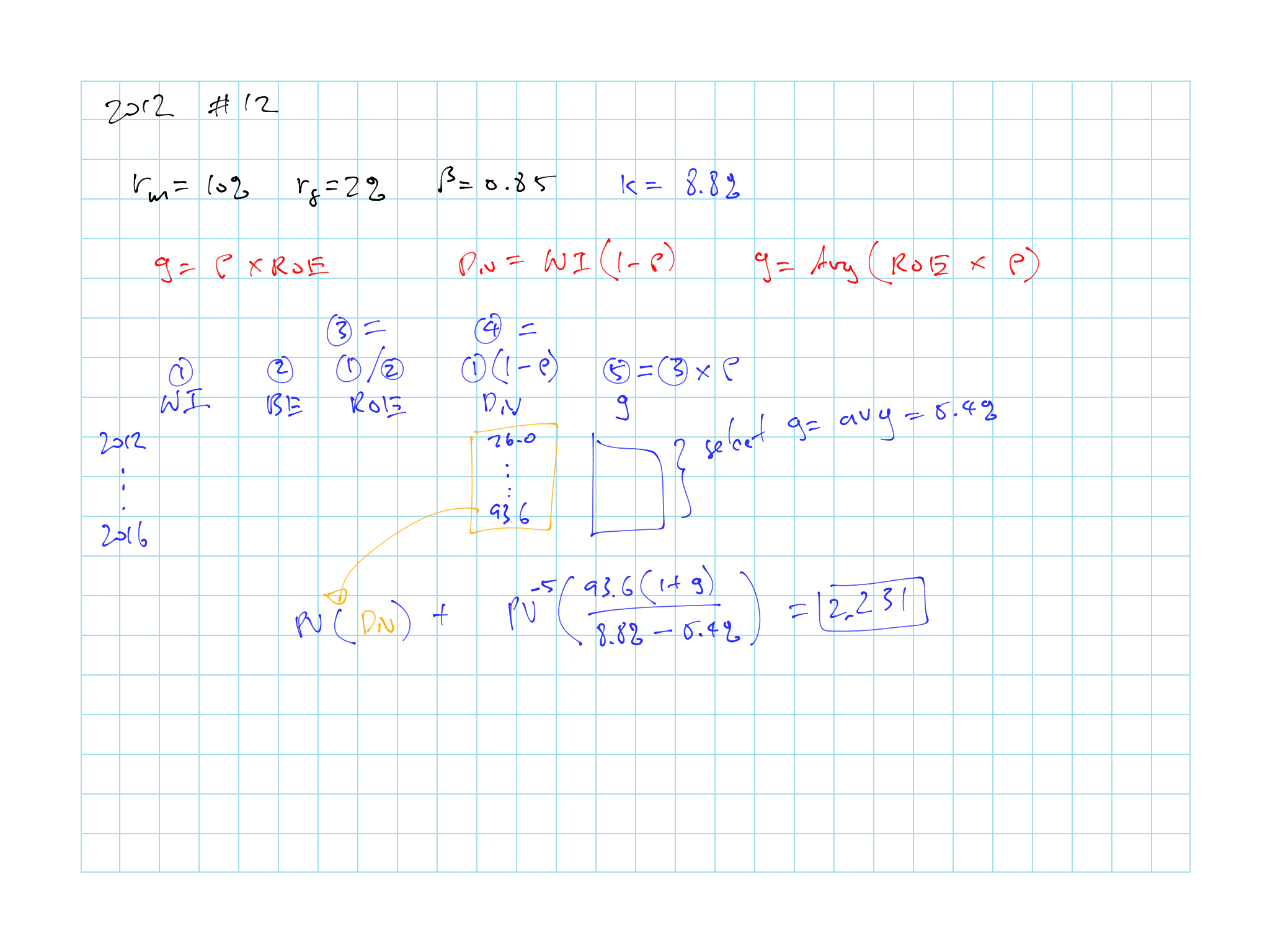 2012 Question 12