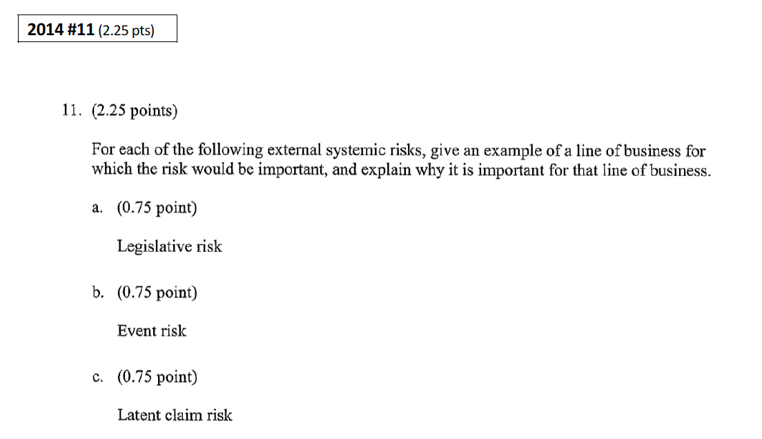 2014 Question 11