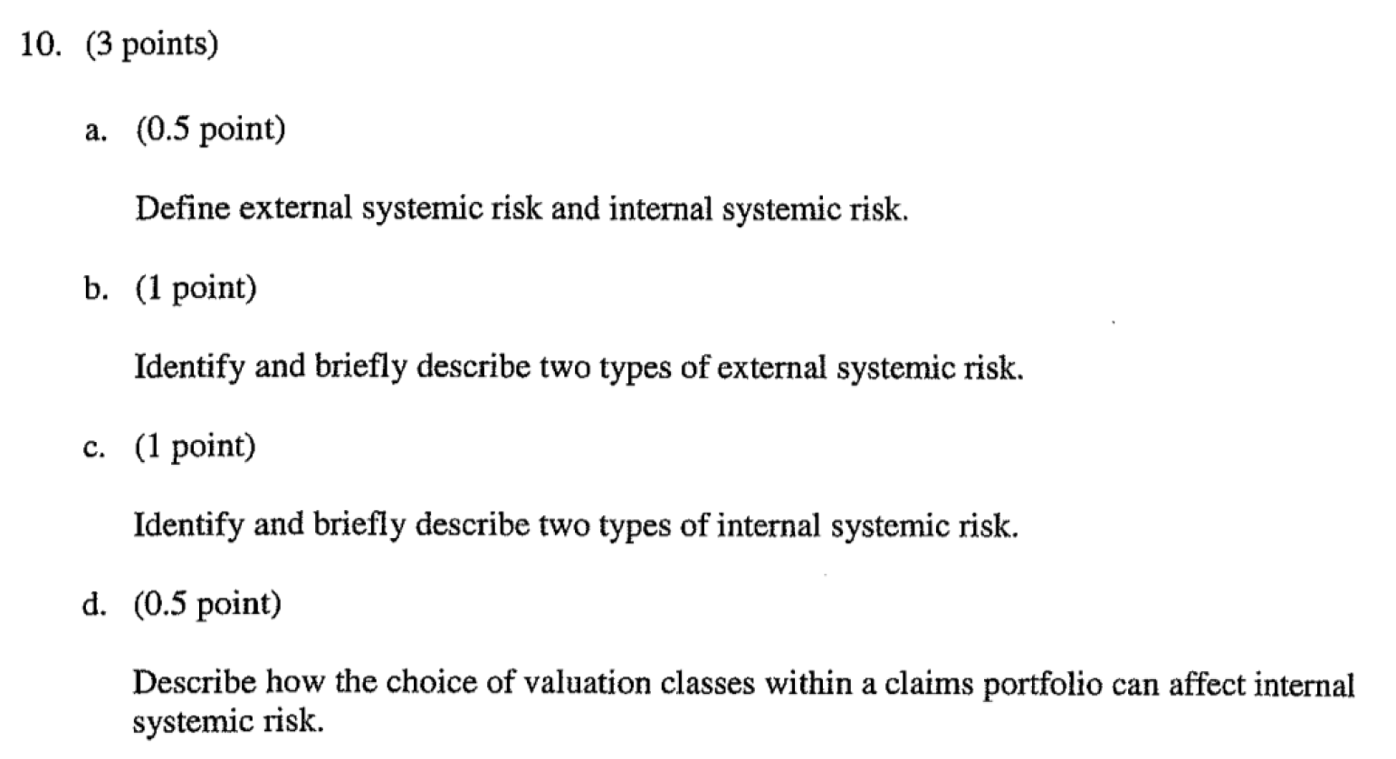 2016 Question 10