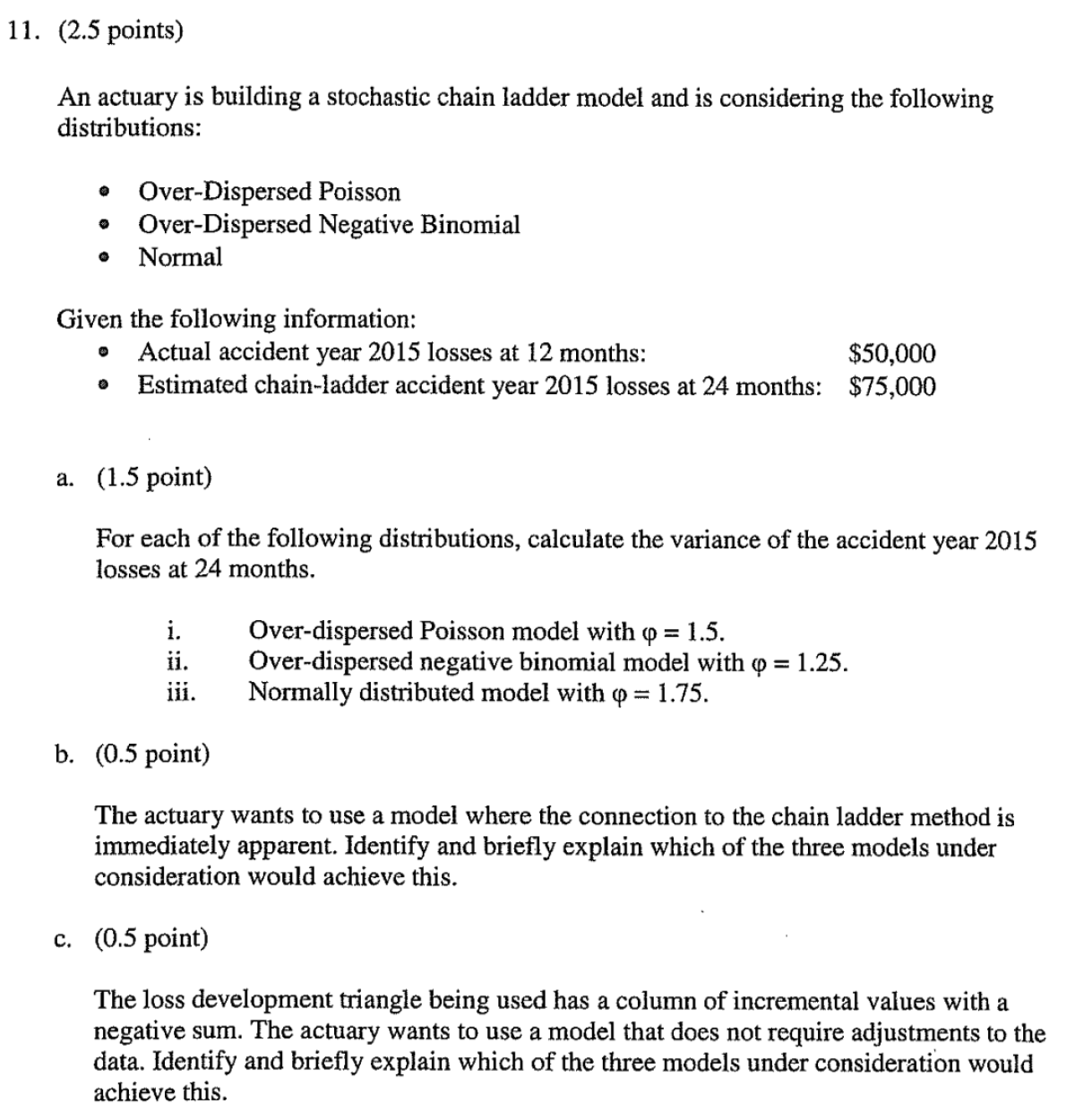 2016 Question 11